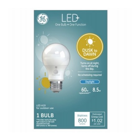 Current GE 9W DuskDawn Bulb 93121487